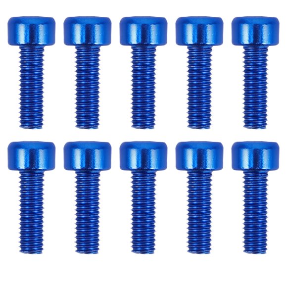 Nestingho 10Ud Tornillos De Aleación Para Montaje De Portabotellas En Azul Durable