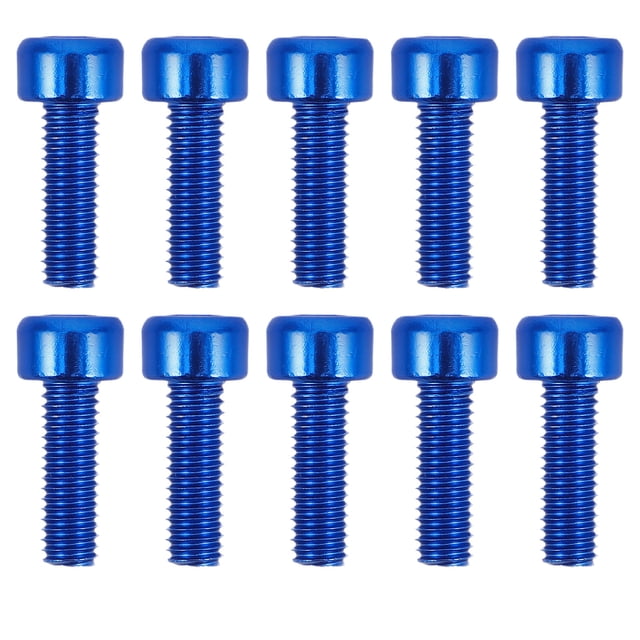Nestingho 10Ud Tornillos De Aleación Para Montaje De Portabotellas En Azul Durable