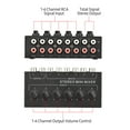 thumbnail image 3 of Amdohai Mini Stereo 6 Channel Passive Mixer RCA Portable Audio, 3 of 5