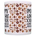 thumbnail image 3 of ThisWear Fathers Day Mug for Grandpa Poppy Loves Coffee and Grandkids Coffee Mug Coffee Bean, 3 of 4