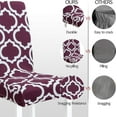 thumbnail image 4 of Stretch Spandex Dining Room Chair Covers \u2013 Set of 4 Universal Removable Washable Chair Seat Slipcovers Protector for Kitchen, Ceremony, Wedding, Banquet, Hotel and Party, 4 of 6