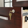 thumbnail image 4 of Sauder Affirm 72" Bowfront Desk/2-Drawer and 3-Drawer Mobile Files in Cherry, 4 of 11