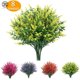 thumbnail image 1 of Luxtrada - 8 paquetes de flores artificiales para exterior, plantas de enredadera, vegetación artificial para interiores y exteriores, plantas colgantes, jardín, porche, ventana, jardinera, hogar,, 1 of 8