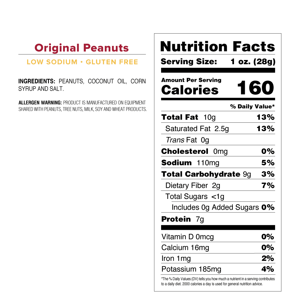 12 PACKS : BEER NUTS Original Peanuts, 12-Ounce Cans
