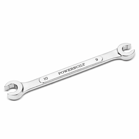 Powerbuilt 9 x 10 MM Metric Flare Nut Wrench - 644036
