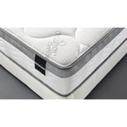 XINiHoXe - Organic Cotton - 10 Inch - Perfect Sleep - Comfort Plush Euro Pillow Top - Cool Memory Foam & Pocket Spring Mattress - Green Foam Certified - (furMattress_Chiland_10_)