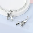 thumbnail image 5 of NARMO European 925 Sterling Silver DIY Charm Cute Dog Pendant fit Bracelet for Women Jewelry Gift Making, 5 of 7