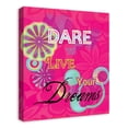 thumbnail image 2 of Creative Products Dare To Live Your Dreams 20x24 Canvas Wall Art, 2 of 5