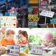 thumbnail image 3 of 102pcs Colorful Interchangeable Letters Numbers Symbols Characters Cards Free Combination for DIY LED Cinema Light Box Message Board for Birthday Anniversary Wedding Party Store Sign Kids Study, 3 of 4