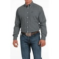 thumbnail image 4 of Cinch Blue Multi Color Weave Print - Mens Shirt  - Mtw1105516, 4 of 4