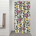 thumbnail image 2 of Pioneer Flower Floral Print Pattern Shower Curtain 36"x72" ,Bathroom Decorative Shower Curtains Set with 12 Hooks,Modern Waterproof Washable Shower Curtain, 2 of 6