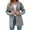 Gray, variant on qucoqpe Womens 2025 Open Front Long Sleeve Chunky Knit Cardigan Sweaters Loose Outwear Coat