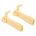 thumbnail image 1 of Unique Bargains Plastic Floss Bobbin Sewing Thread Card Board, Yellow 2 Pack, 1 of 5