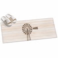 thumbnail image 2 of 2'x6' Rug Runners for Hallways Kitchen, Rustic Windmill Non Slip Entryway Beside Floor Carpet Runner, Vintage Country Farmhouse Wooden Grain Washable Laundry Room Bedroom Throw Rugs Mat, 2 of 8