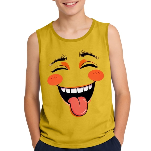 Camisola de Niños Pequeños con Impresión de Gradiente Lindo, Tela Suave sin Mangas para el Uso Casual Y Ocasiones Especiales