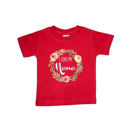 

Inktastic I Love my Nana- flower circle Gift Baby Boy or Baby Girl T-Shirt