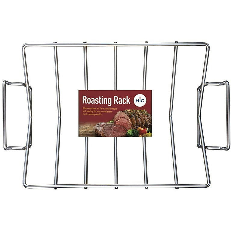 HIC Roasting Wire Roasting Baking Broiling Rack, 12 x 7.5