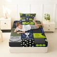 thumbnail image 4 of Erosebridal Pickleball Sport Theme Kids Twin Sheet Sets,Ball Games Trophy Bedding For Boys 3pcs, 4 of 6