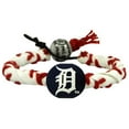 thumbnail image 1 of Detroit Tigers Classic Frozen Rope Baseball Bracelet, 1 of 1