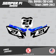 thumbnail image 2 of Kalair GFX Graphics Kit for Honda CRF450R (2009-2012) Semperfi Series, 2 of 5
