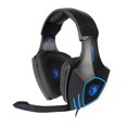 thumbnail image 3 of Auriculares para Videojuegos para Juegos de PC, Auriculares de 3,5 Mm con Micrófono sobre Control de Voz Macarena Auriculares para juegos ajustables, 3 of 8