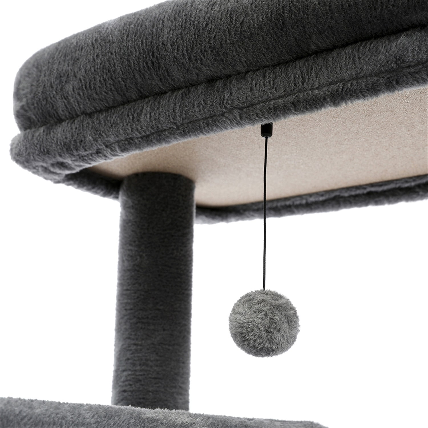 Pefilos 56" Cat Tree for Indoor Cats Cat Condos for Adult Cats with Padded Plush Perch and Cozy Basket Cat Tower for Large Cats , Gray Pefilos 56" Cat Tree for Indoor Cats Cat Condos for Adult Cats with Padded Plush Perch and Cozy Basket Cat Tower for Large Cats , Gray