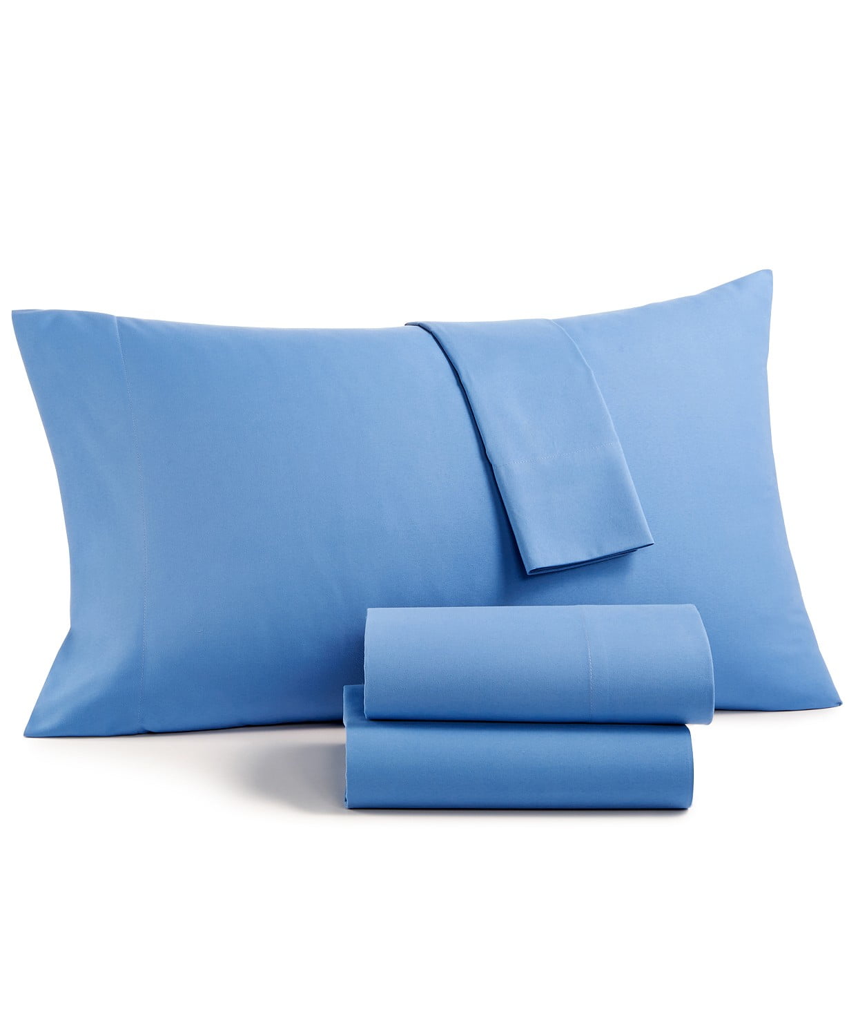 Martha Stewart Essentials Solid Microfiber 3Piece Twin Sheet Set With