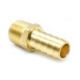 thumbnail image 3 of Interstate Pneumatics FM68 Brass Hose Barb Fitting, Connector, 1/2" Barb X 3/8" NPT Male End, 3 of 5