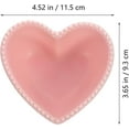 thumbnail image 2 of Luxshiny Heart Shaped Bowl, Ceramic Heart Shape Salad Bowl Dinner Plates Irregular Bowl for Fruit Salad Soup Cereal Snacks Dessert Pudding Cake Food, 2 of 9