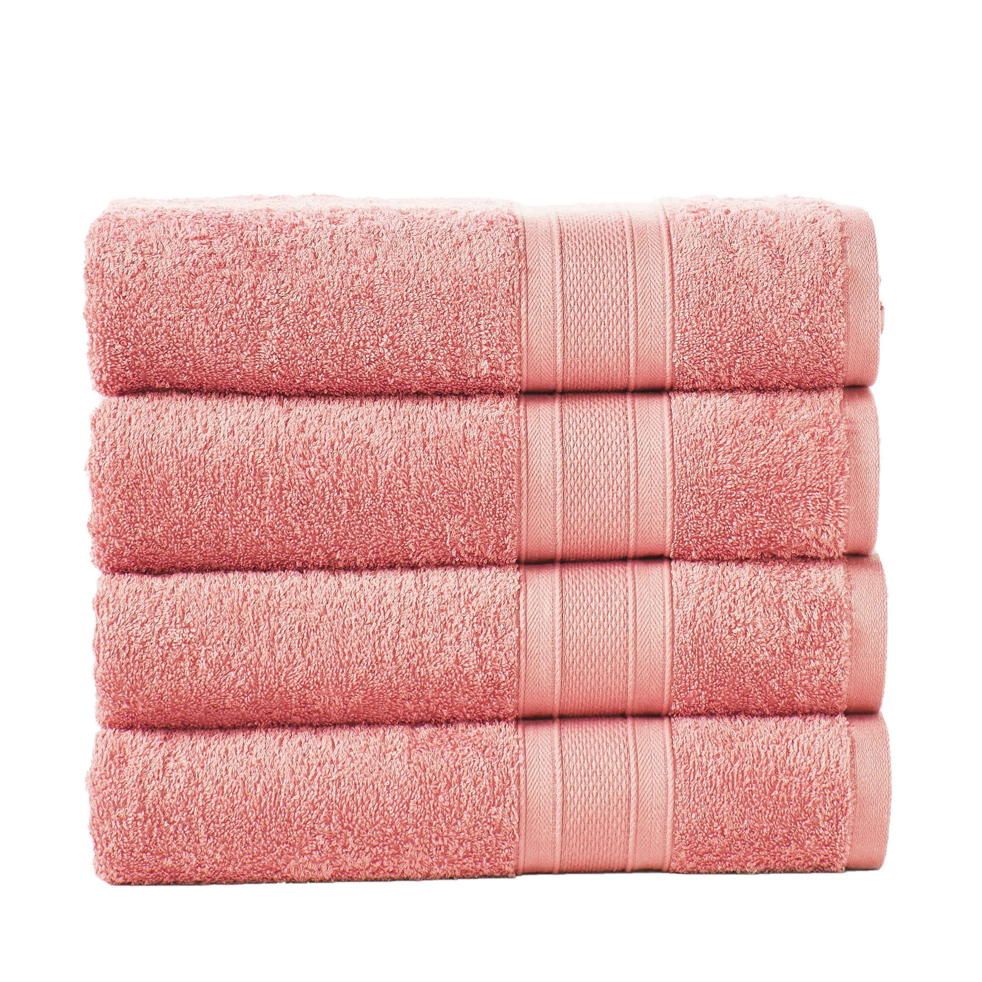 3 supersoft fluffy pink & white face cloths flannels bath time  bathing 