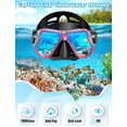 thumbnail image 2 of Set de equipo de esnórquel Zenoplige Mask Fins Snorkel para adultos, 2 of 7