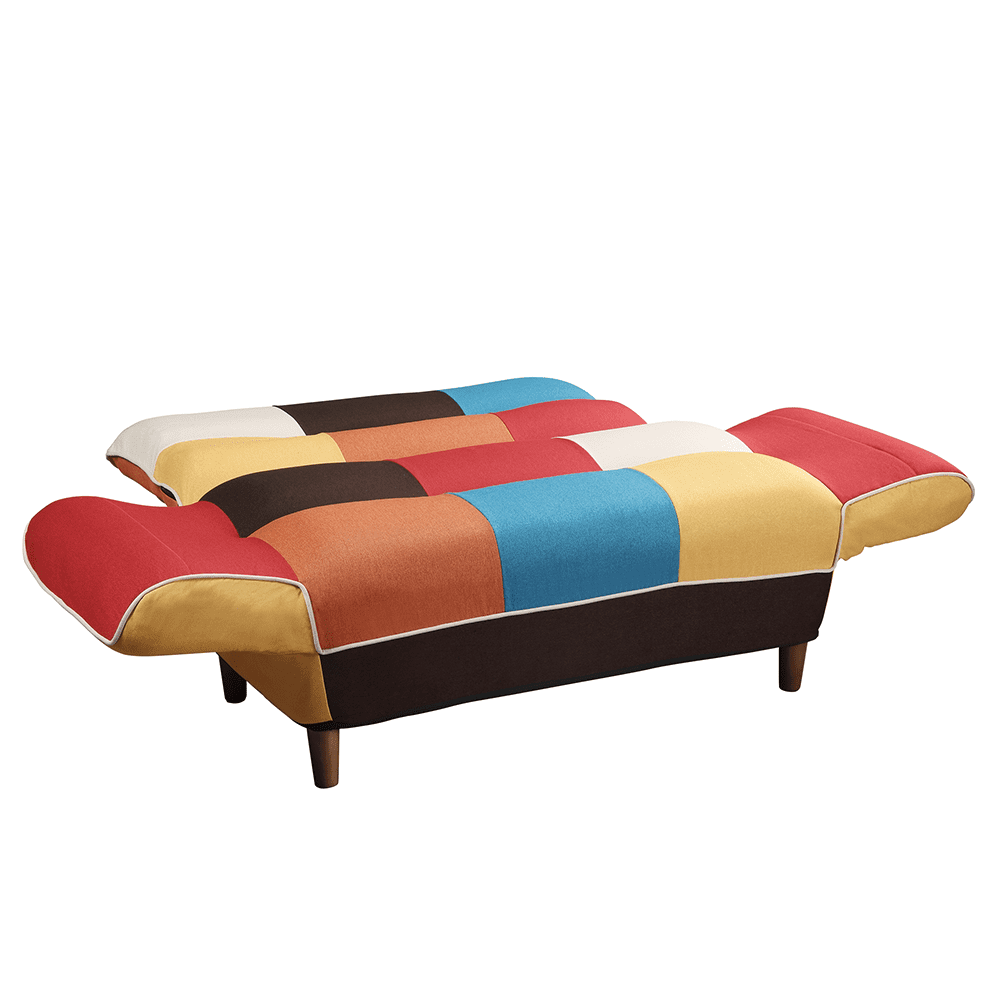 Lowestbest Modern Round Arm Tufted Sleeper Sofa, Small Space Colorful Sleeper Sofa, Reclining Sofa for Living Room Dining Room Lowestbest Modern Round Arm Tufted Sleeper Sofa, Small Space Colorful Sleeper Sofa, Reclining Sofa for Living Room Dining Room