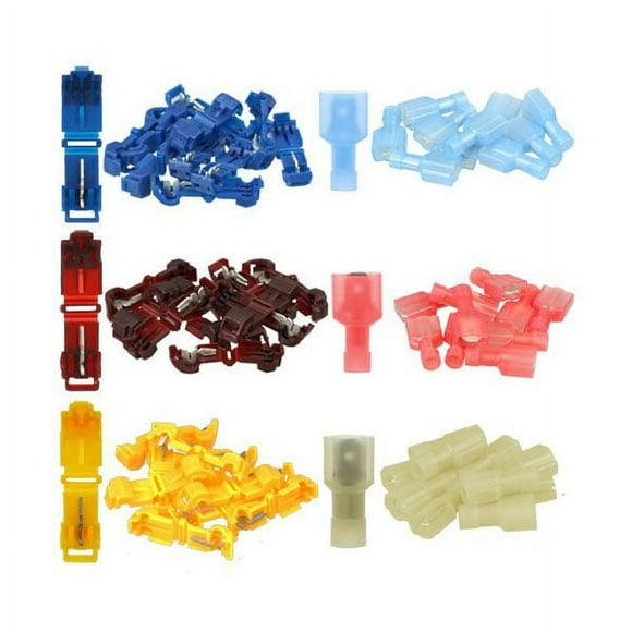 30pcs Quick Splice Solderless Wire and T-Tap Electrical Connector Assortment Kit