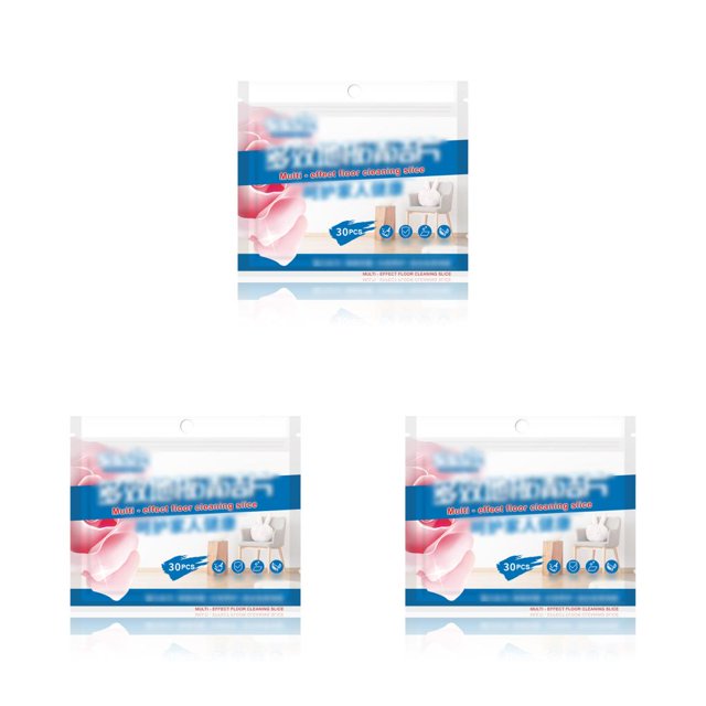 Cateissary 30 Pieces/Bag Floor Cleaning Sheet Portable Dining Ceramic Indoor Mopping Bathroom Room Furniture Sheets Tile Washing Type1 NO1 Cateissary CBP584879