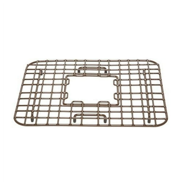 Sinkology SG002-14 Gehry Copper Heavy Duty Vinyl Coated Kitchen Sink, Antique Brown Bottom Grid