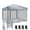 Gray, variant on Aoodor 12'x12' Pop Up Canopy with Removable Mesh Sidewalls, Outdoor Portable Instant Shelter Tent-Black