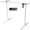 White, variant on VIVO White Electric Single Motor Stand Up Height Adjustable Desk Frame