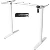 VIVO White Electric Single Motor Stand Up Height Adjustable Desk Frame
