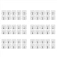 thumbnail image 1 of 60 Paquetes de Adhesivos Reutilizables, de Pared Transparentes para Trabajo Pesado Sin Rasguños, Impermeables Y Una Prueba de Aceite para Baño, Dormitorio, Etc, 1 of 5