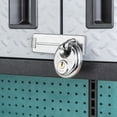 thumbnail image 6 of Puroma 2-3/8" (60mm) Discus Padlock, 304 Stainless Steel Round Lock with 3 Keys, 5/8" (16mm) Shackle Clearance Height, Heavy-Duty Weather-Resistant Lock for Storage Units, Pods, Garages, Sheds, Gates, 6 of 7