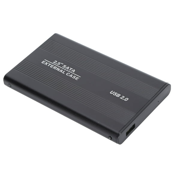 HDD Enclosure, 480Mbps Indicates Power Supply Hard Drive Enclosure External Data Storage For Data Storage Noir