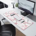 thumbnail image 2 of Long Mouse Pads for Desk,Pioneer Flower Floral Print Pattern Desk Mats on Top Of Desks, Desk Mouse Pad Extra Large with 3mm Non-Slip Base and Stitched Edge for Gaming,Office,Work,Home 31.5"x11.8", 2 of 6