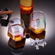 thumbnail image 2 of NiHome Copas de Vino sin Tallo de 10 oz, Juego de 6 Copas de Vino Iridiscentes con Forma de Diamante, Vasos Coloridos Únicos para Vino Tinto y Blanco, Cócteles y Whisky para Mujeres y Hombres., 2 of 7