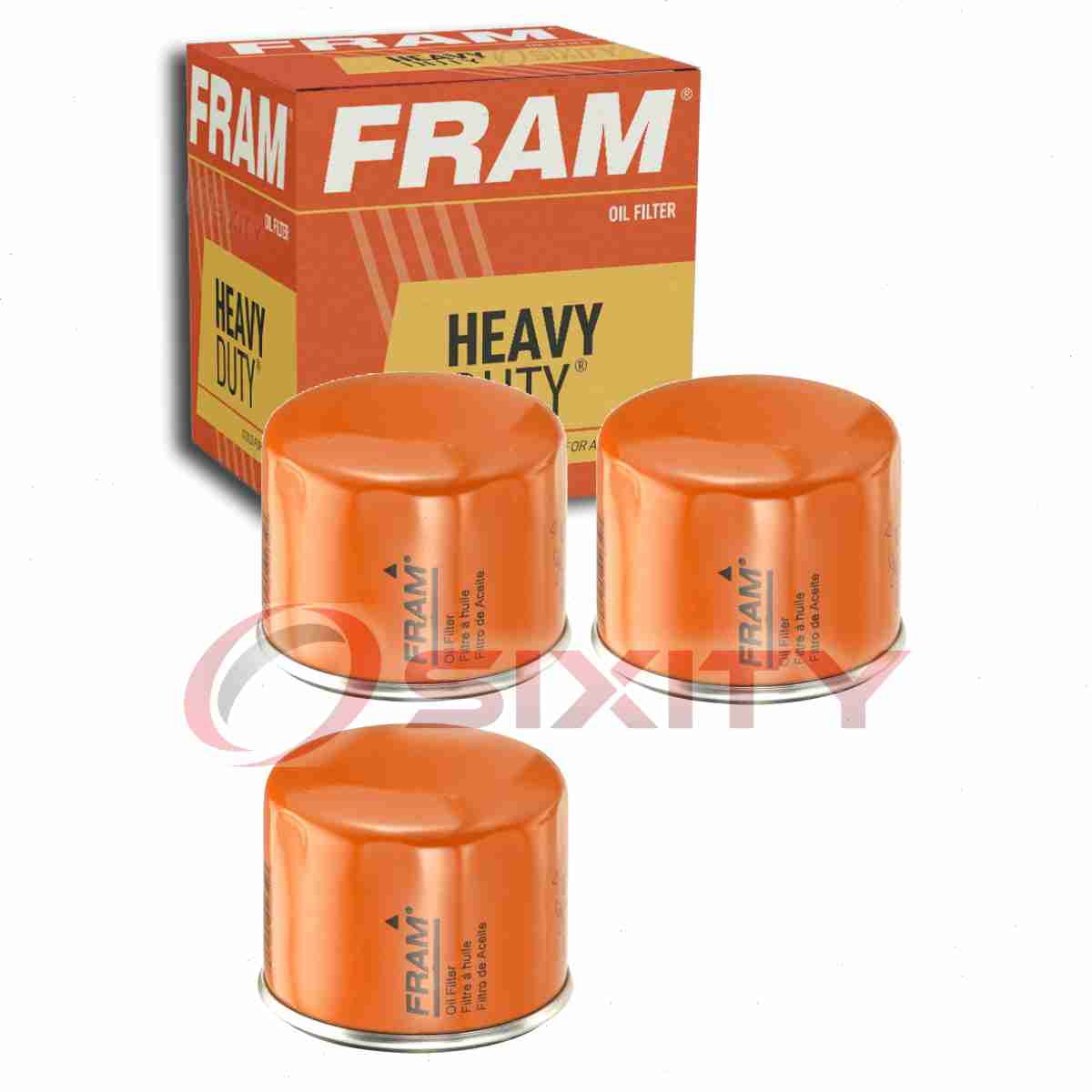 3 pc FRAM PH8170 Heavy Duty Engine Oil Filters for 3582 87214983 BF1379