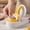 D, variant on Dumpling Press Maker 3 in 1 Mold Steamed Bread Mould Plastic Kitchen Tool for Making Wonton Gyoza Pastry Ravioli, Easy Press Fold Seal Embossing Dough Stamper, Plastic Construction, Orange
