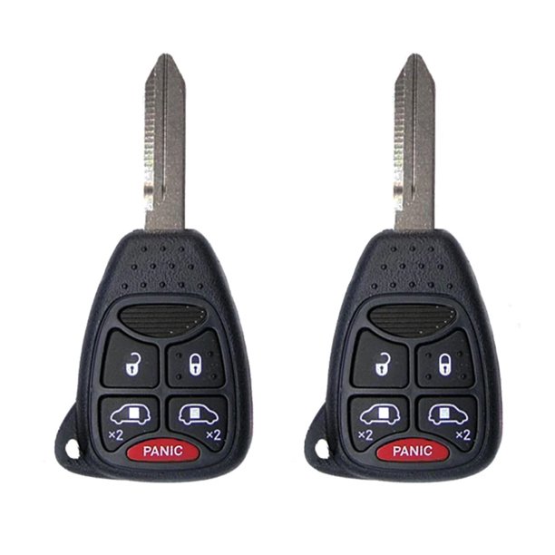 Chrysler Key Remote Replacement New Replacement for Chrysler Remote Head Key Fob 5B FCC# M3N5WY72XX (2