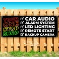 thumbnail image 1 of One Stop Shop Car Installs 13 oz Vinyl Banner With Metal Grommets, 1 of 4
