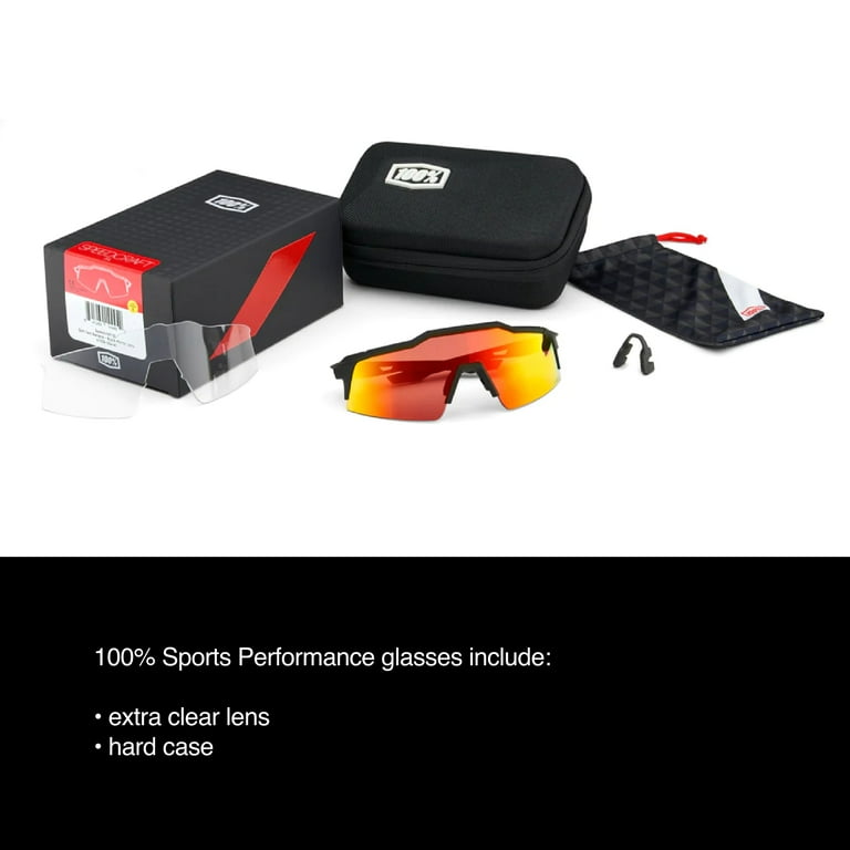 100% Speedcraft Sunglasses - Polished Translucent Grey 100% Speedcraft Sunglasses - Polished Translucent Grey