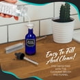thumbnail image 3 of Nevlers 1 oz Cobalt Blue Glass Dropper Bottle (Set of 48) | Includes Labels, Shrink Wrap Pieces, Funnel, Brush and Marker, 3 of 9