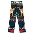 thumbnail image 3 of Merry Christmas Pajama Pants Comfortable Elastic Waist Pajamas Fashion Sleepwear Bottoms Plus Size Homewear, 3 of 6